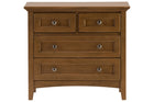 McKenzie Pecan 4-Drawer Nightstand